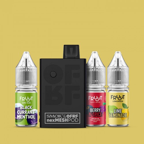 Smok nexMESH + 3 Fruut E-Liquid Bundle