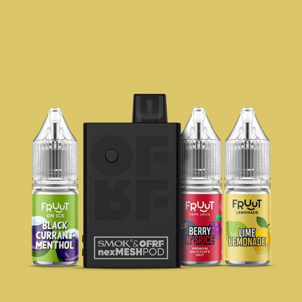 Smok nexMESH + 3 Fruut E-Liquid Bundle