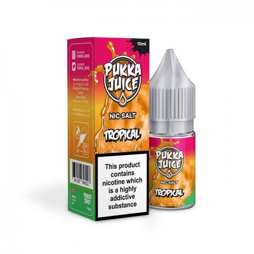 Pukka Juice Tropical 10ml Nicotine Salt E-Liq...