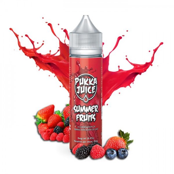Pukka Juice - Summer Fruits 50ml Short Fill E-Liquid