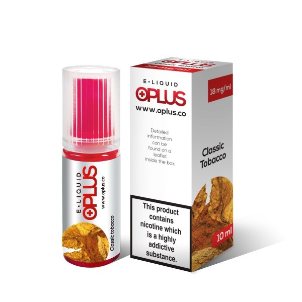 OPlus E-Liquid - Classic Tobacco 10ml E-Liquid