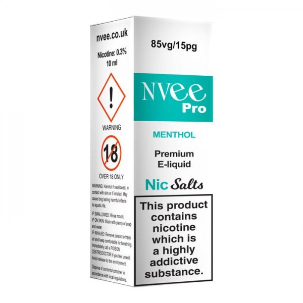 NVee Pro - Menthol Nic Salt 10ml E-Liquid