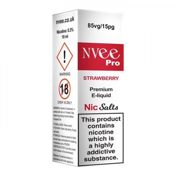 NVee Pro - Strawberry Nic Salt 10ml E-Liquid