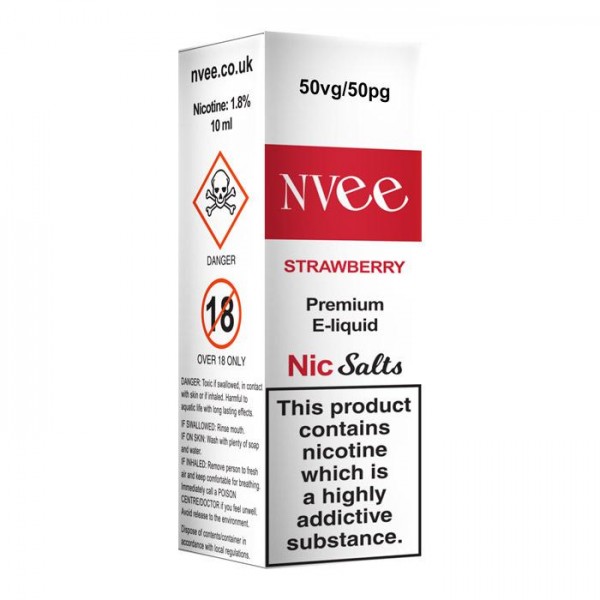 NVee - Strawberry Nic Salt 10ml E-Liquid