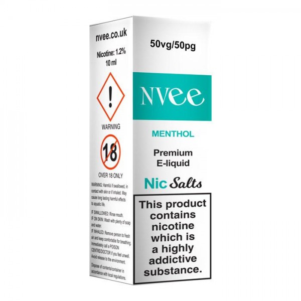 NVee - Menthol Nic Salt 10ml E-Liquid