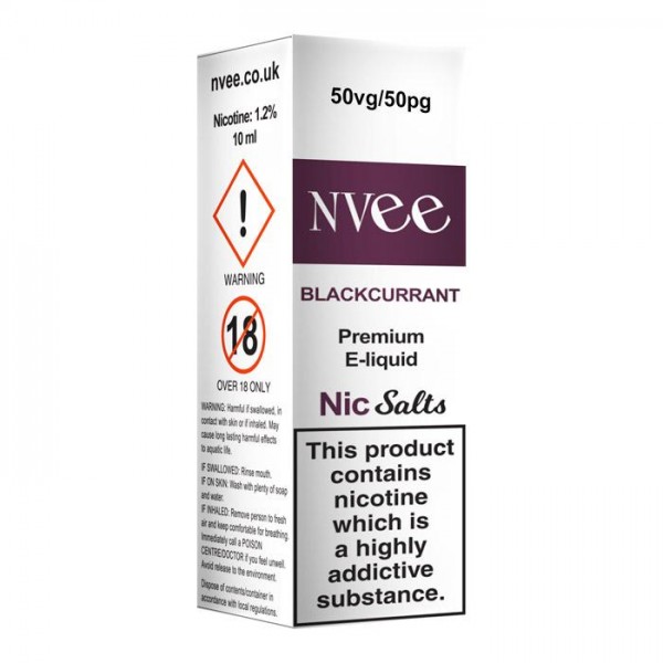NVee - Blackcurrant Nic Salt 10ml E-Liquid