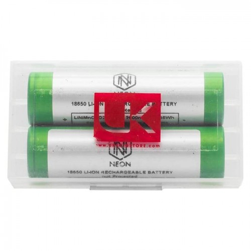 Neon 18650 2600mAh Battery - Twin Pack