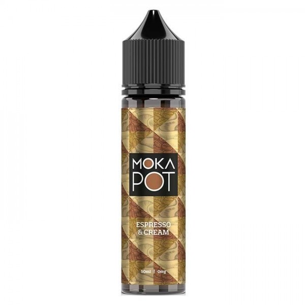 Moka Pot - Espresso & Cream 50ml Short Fill E-liquid