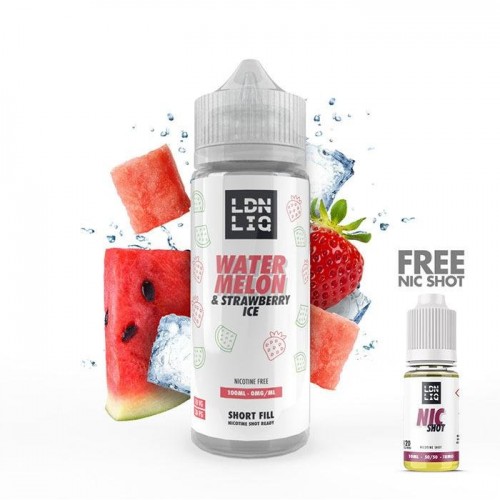 LDN LIQ Watermelon & Strawberry Ice 100ml...