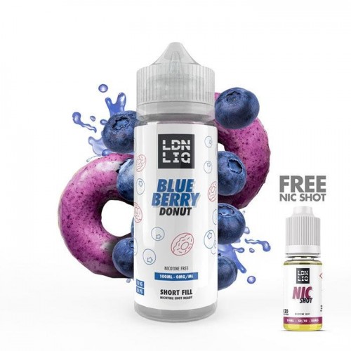 LDN LIQ Blueberry Donut 100ml Short Fill E-Li...