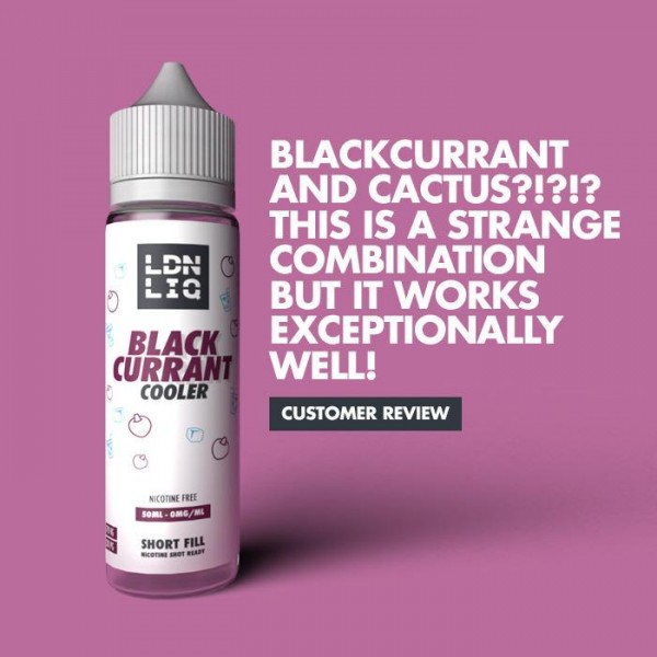 LDN LIQ Blackcurrant Cooler 50ml Short Fill E-Liquid