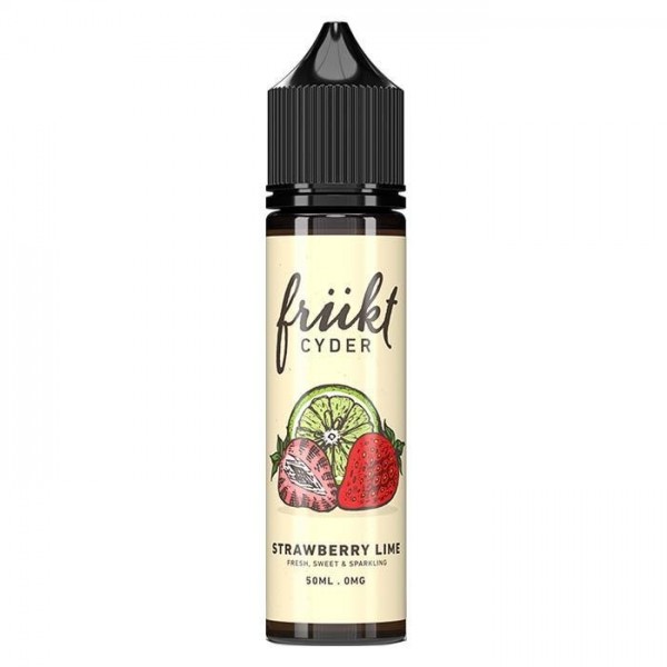 Frukt Cyder E-liquid - Strawberry Lime 50ml Short Fill