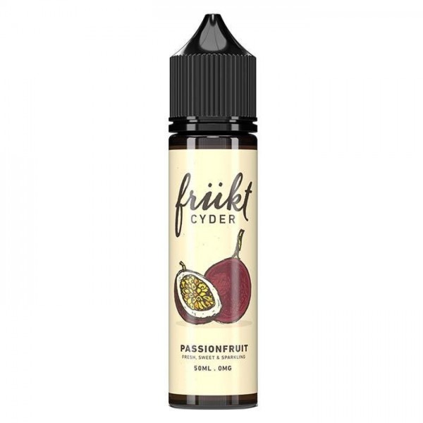 Frukt Cyder E-liquid - Passionfruit 50ml Short Fill