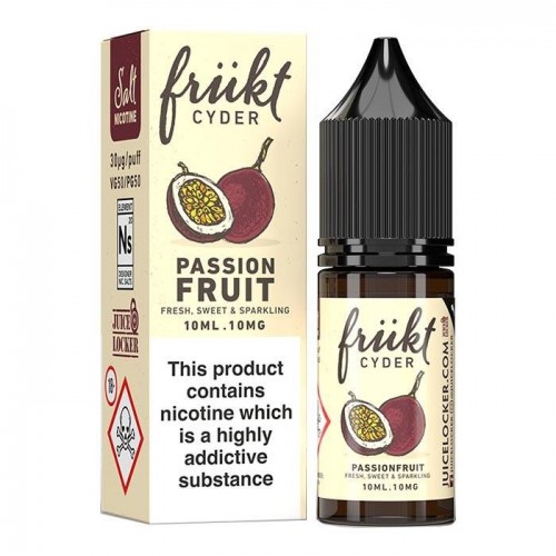Frukt Cyder - Passion Fruit Nicotine Salt E-l...