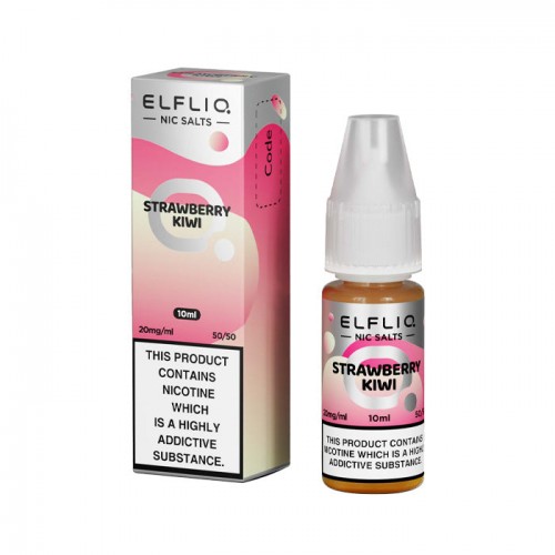ELFLIQ Strawberry Kiwi 10ml Nicotine Salt E-L...