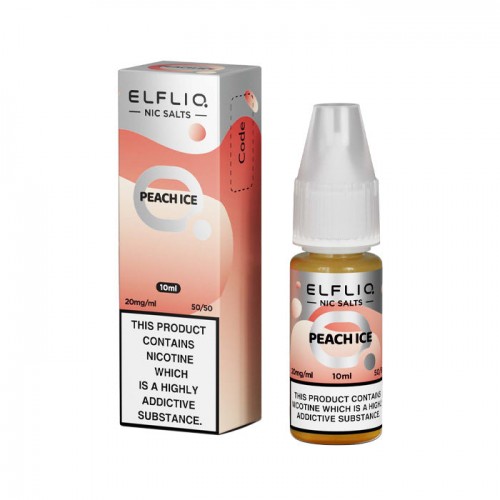 ELFLIQ Peach Ice 10ml Nicotine Salt E-Liquid
