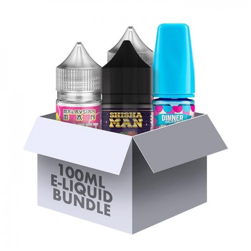 Exclusive 100ml Mystery E-Liquid Bundle (4 x ...