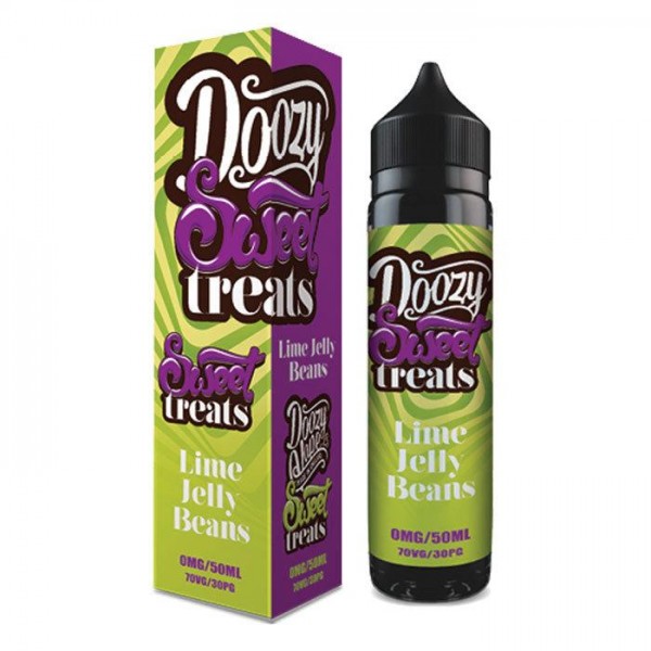 Doozy Vape Sweet Treats - Lime Jelly Beans 50ml Short Fill E-Liquid