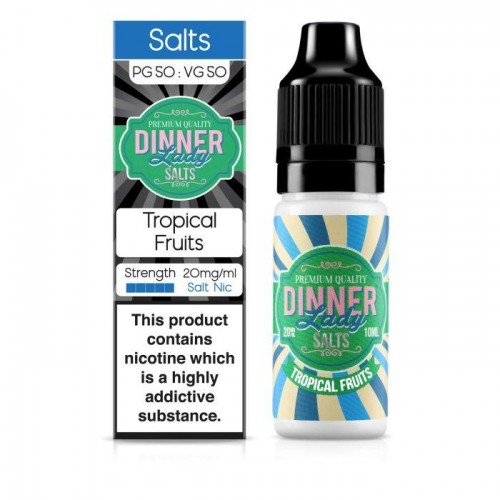 Dinner Lady - Tropical Fruits 10ml Salt Nic E...