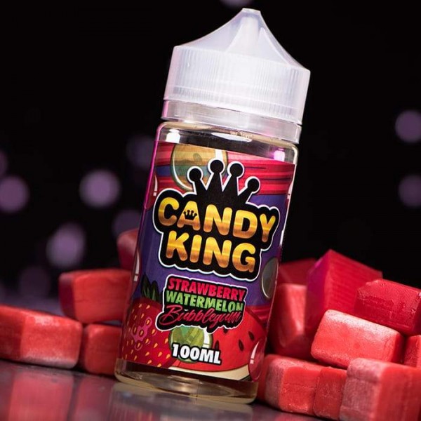 Candy King - Strawberry Watermelon Bubblegum 100ml Short Fill E-Liquid