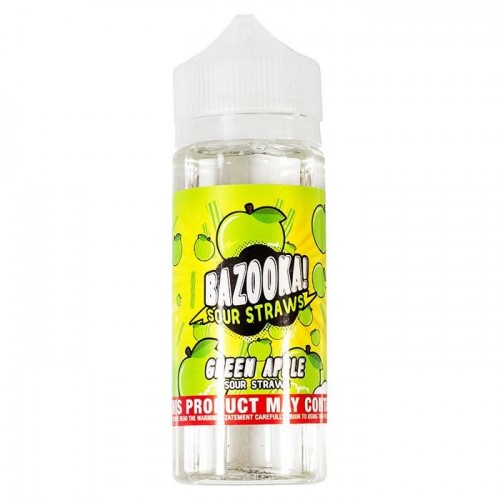 Bazooka - Green Apple 100ml Short Fill E-Liqu...