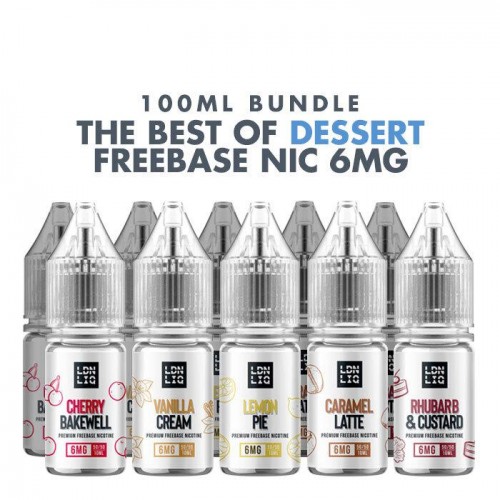 Best Dessert E-Liquids 10 x 10ml Bundle - 6mg