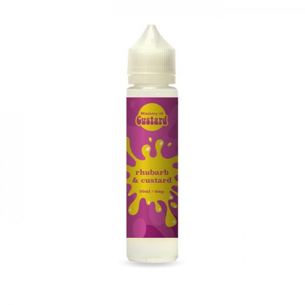 Alfa Labs Ministry of Custard-Rhubarb and Custard 50ml Short Fill E-liquid