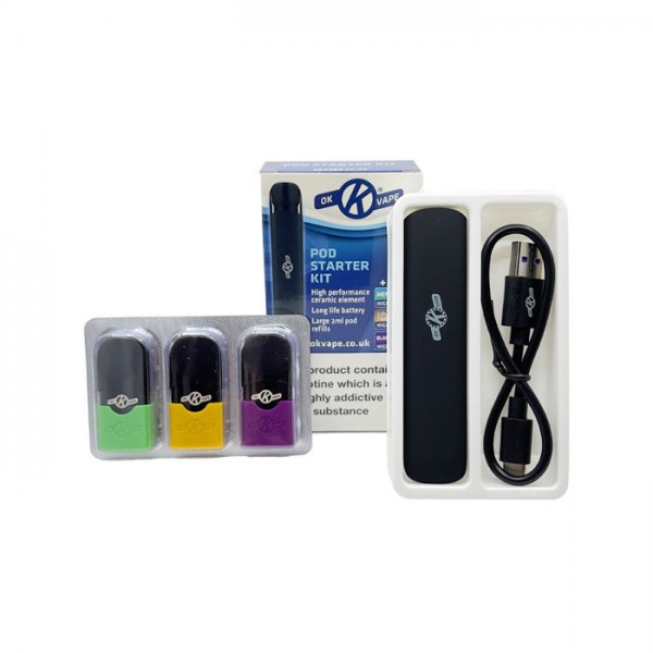 OK Vape Pod Starter Kit + 3 Refills