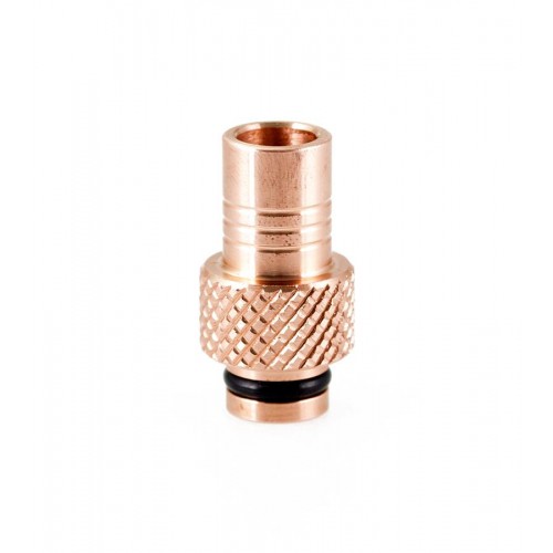 2 Puffs Copper Knurl Drip Tip-Copper