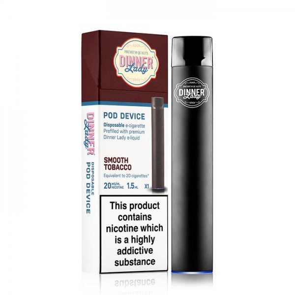 Dinner Lady Smooth Tobacco Disposable Pod Dev...