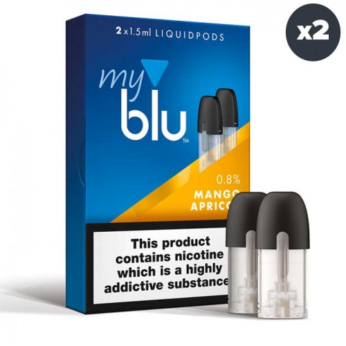 Myblu Liquid Replacement Pods - Mango Apricot