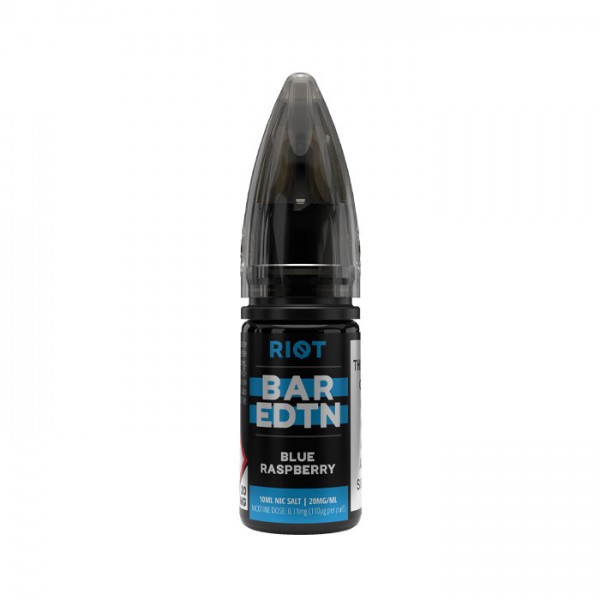 Riot Squad BAR EDTN Blue Raspberry 10ml Nic Salt E-Liquid