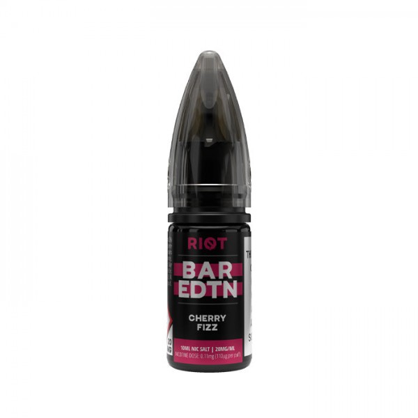 Riot Squad BAR EDTN Cherry Fizz 10ml Nic Salt E-Liquid