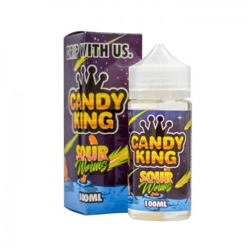 Candy King - Sour Worms 100ml Short Fill E-Li...