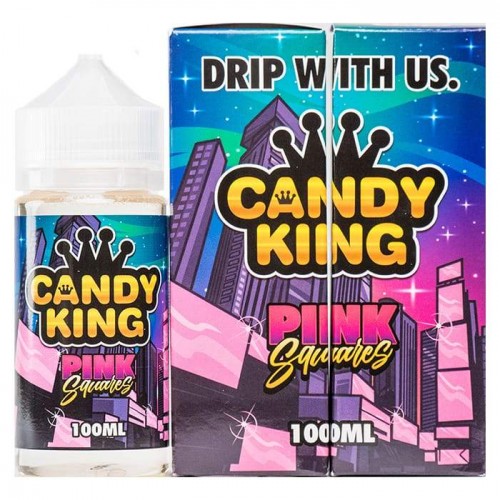 Candy King - Pink Squares 100ml Short Fill E-...