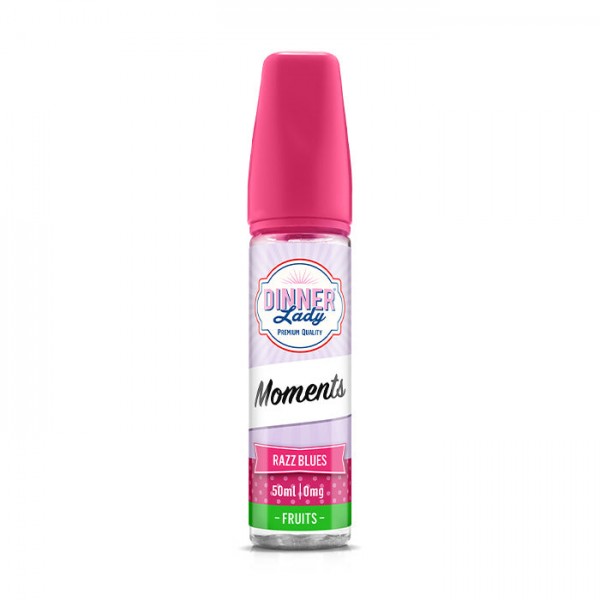Dinner Lady Moments Razz Blues 50ml Shortfill E-Liquid