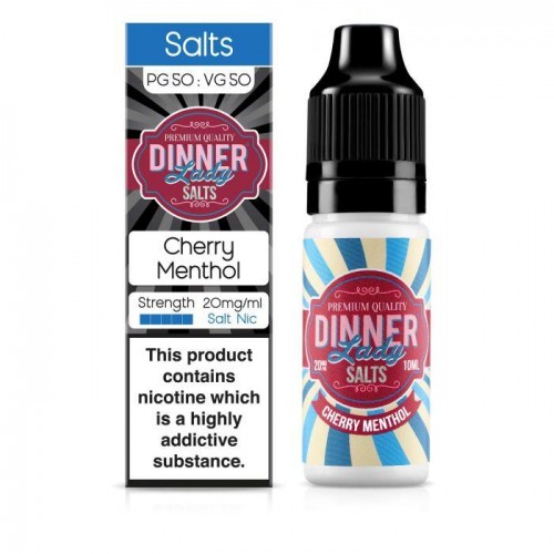 Dinner Lady - Cherry Menthol 10ml Salt Nic E-...