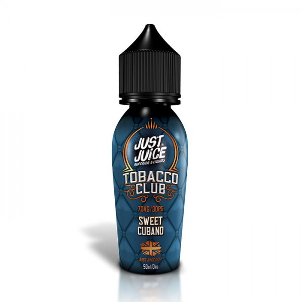 Just Juice Tobacco Club Sweet Cubano 50ml Shortfill E-Liquid