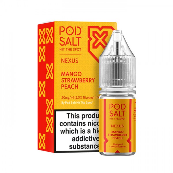 Nexus Mango Strawberry Peach 10ml Nicotine Salt E-Liquid