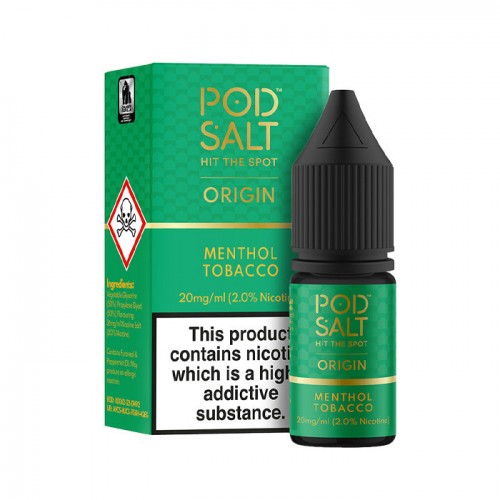 Pod Salt Origin Menthol Tobacco 10ml Nicotine...