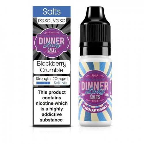 Dinner Lady - Blackberry Crumble 10ml Salt Ni...