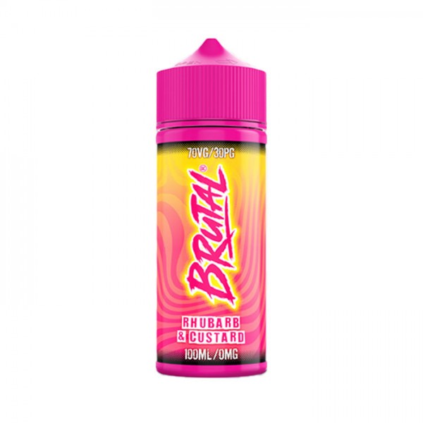 Just Juice Brutal Rhubarb & Custard 100ml Shortfill E-Liquid