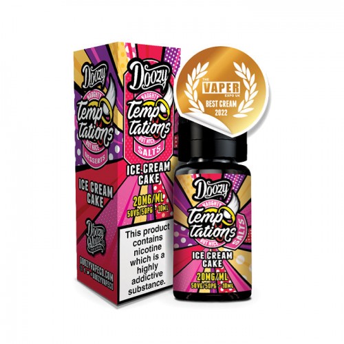 Doozy Vape Temptations Ice Cream Cake 10ml Ni...