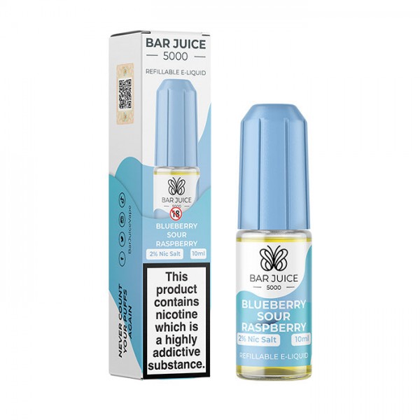 Bar Juice Blueberry Sour Raspberry 10ml Nicotine Salt E-Liquid