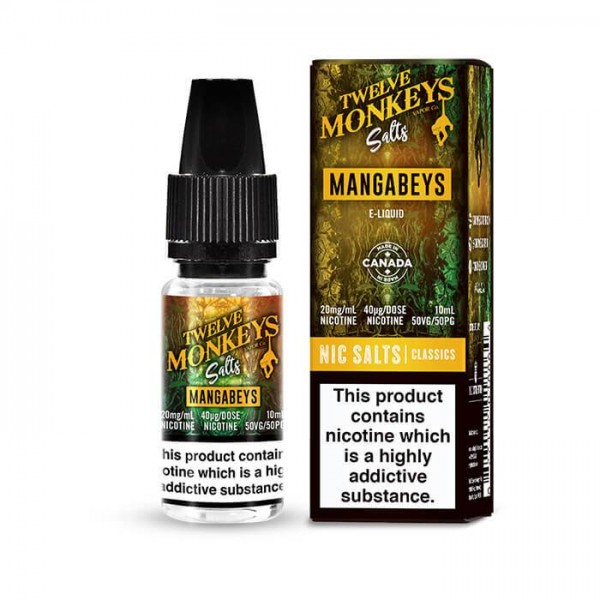 Twelve Monkeys Salts Mangabeys 10ml E-Liquid