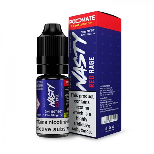 Nasty Juice PodMate Red Rage 10ml Nicotine Sa...