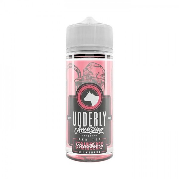 Udderly Amazing Range 100ml Strawberry Milkshake
