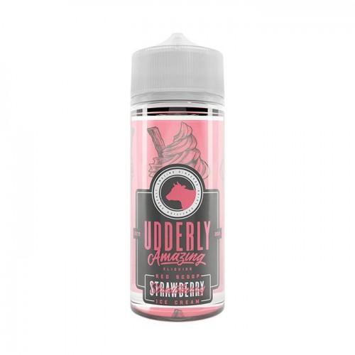 Udderly Amazing Range 100ml Strawberry Ice Cr...