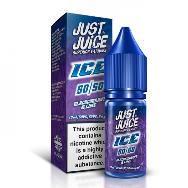 Just Juice Ice Range Blackcurrant & Lime 10ml E-Liquid