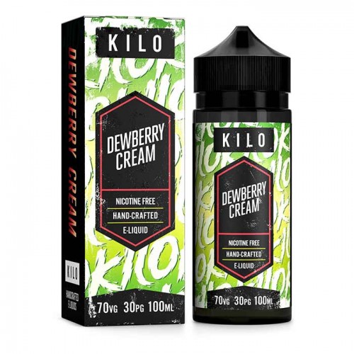 Kilo E-Liquids - Dewberry Cream 100ml Short F...